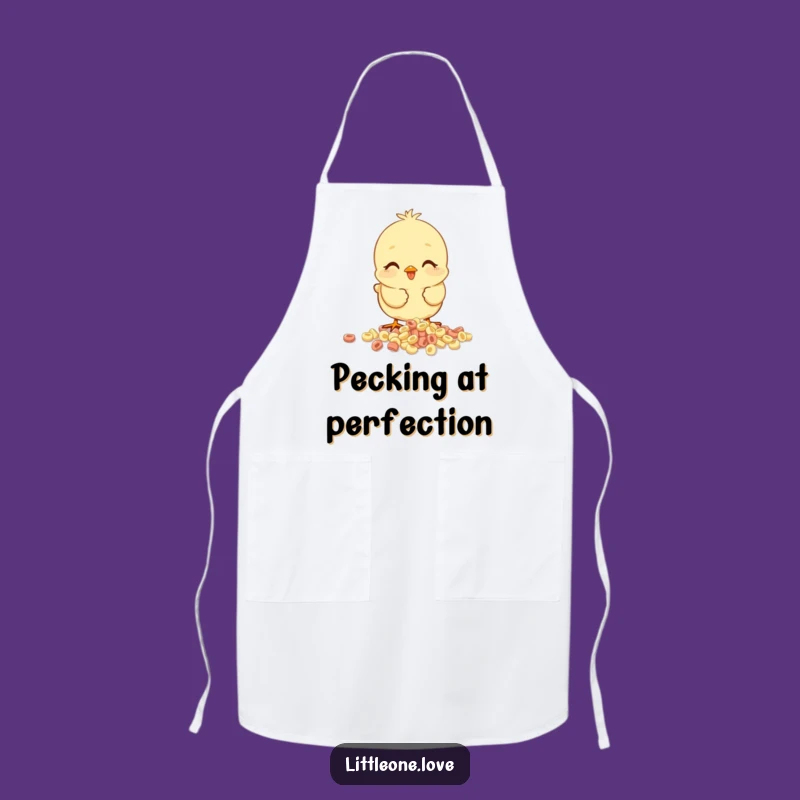 Funny Baby Chick Cereal Apron: Kitchen Breakfast Surprise Gift