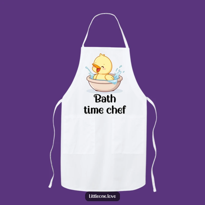 Funny Baby Duckling Apron - Cook with Joy and Splashy Fun!