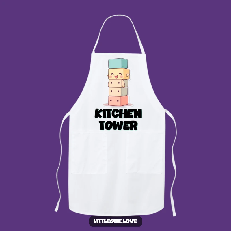 Funny Baby Block Apron - Build Your Culinary Creations with Laughs!