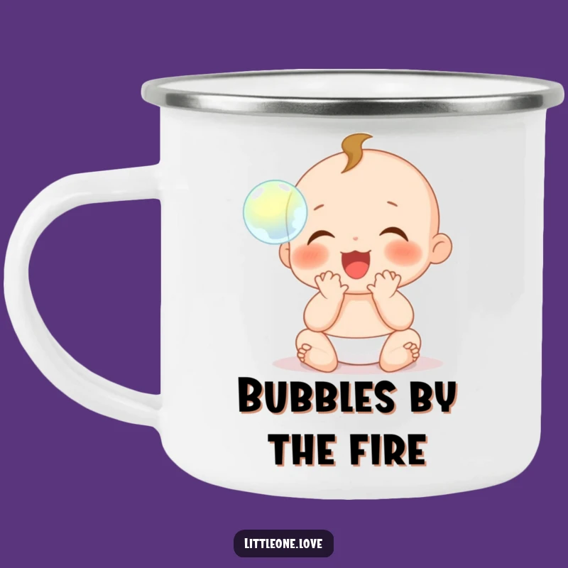 Funny Baby Bubble Camping Mug: Joyful Brews, Perfect Funny Gift!