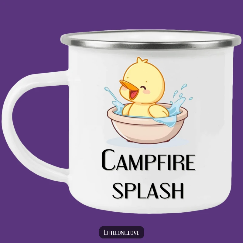 Funny Baby Duckling Camping Mug - Your Cheerful Outdoor Companion!
