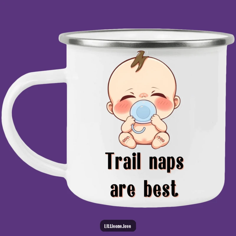 Funny Baby Yawn Camping Mug: Cute Outdoor Humor, Gift Idea