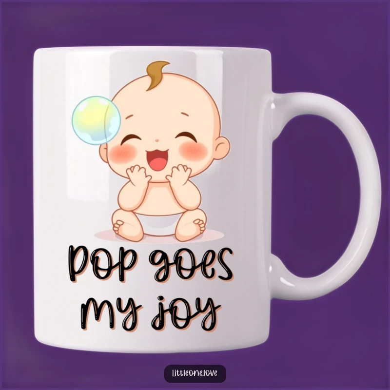 Funny Baby Bubble Mug: Pure Delight Captured, Perfect Funny Gift!