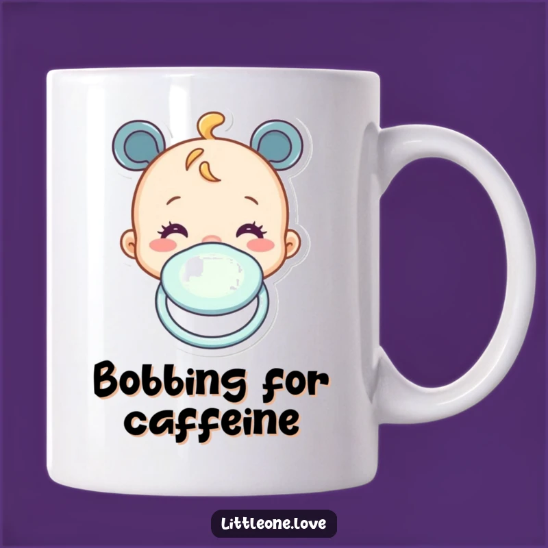 Funny Baby Pacifier Mug - Bobbing with Joy for a Cheerful Gift!