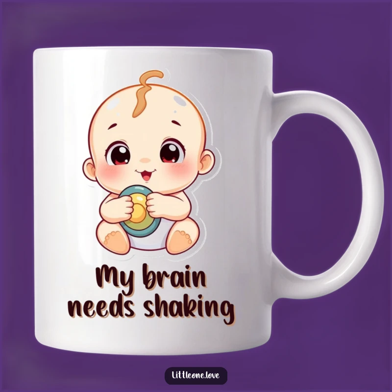 Funny Chubby Baby Rattle Mug: Adorable & Hilarious New Parent Gift