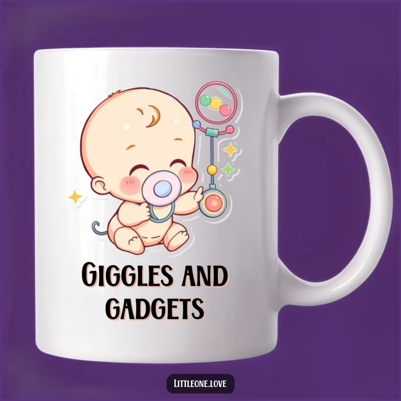 Funny Baby Pacifier Mug: Giggles & Playtime Fun, Perfect Funny Gift!