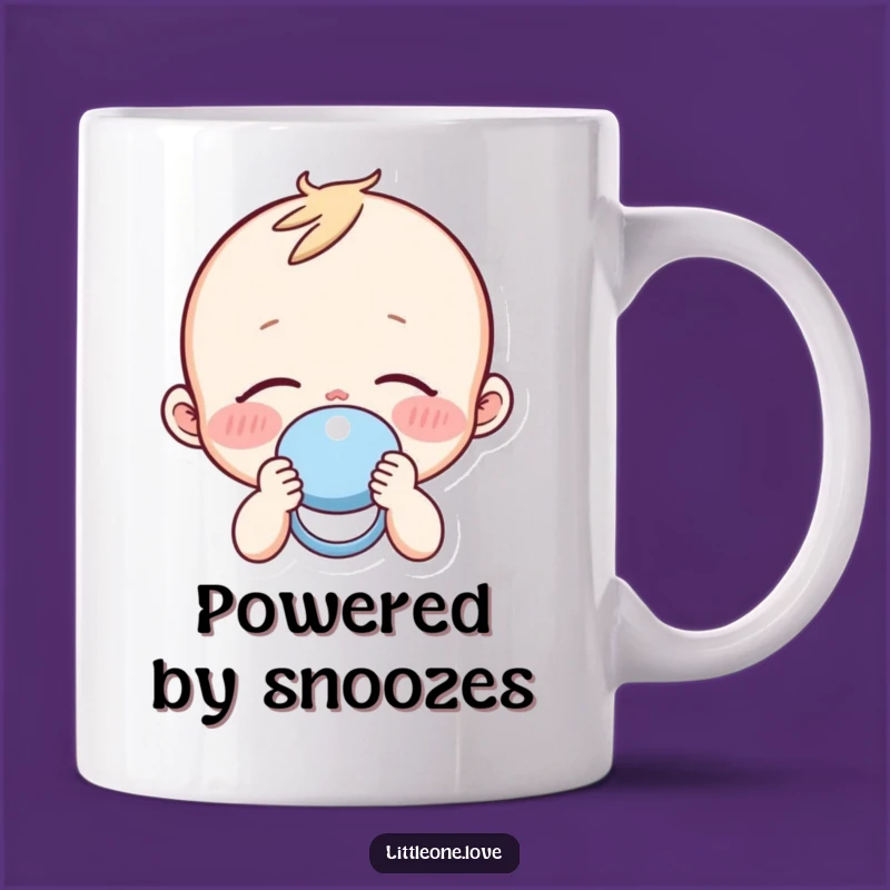Funny Sleepy Baby Pacifier Mug: Cozy & Hilarious Gift for Tired Parents