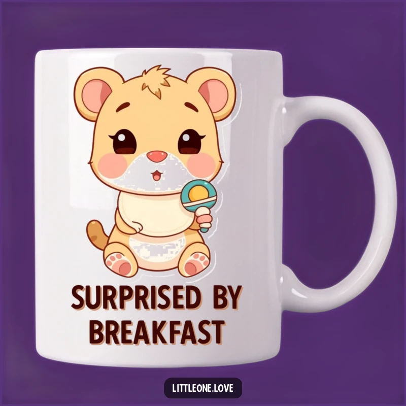 Funny Baby Animal Rattle Mug: Adorable Surprise, Perfect Funny Gift