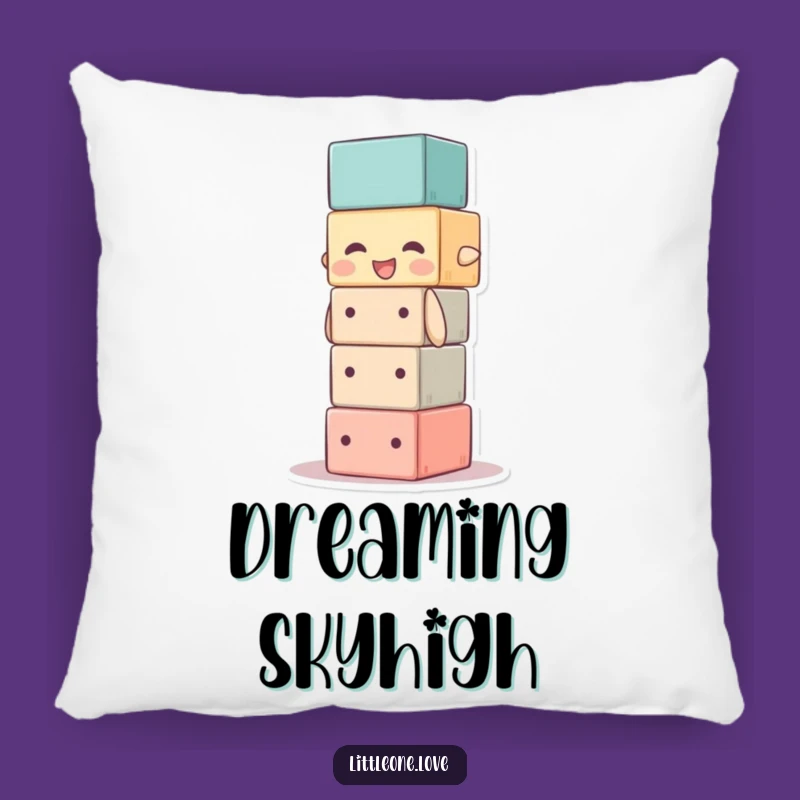 Funny Baby Block Pillow - Cozy Comfort with Ambitious Fun!