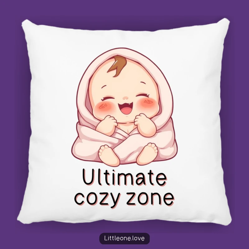 Funny Baby Gurgle Pillow: Chubby Character Comfort, Nursery Gift