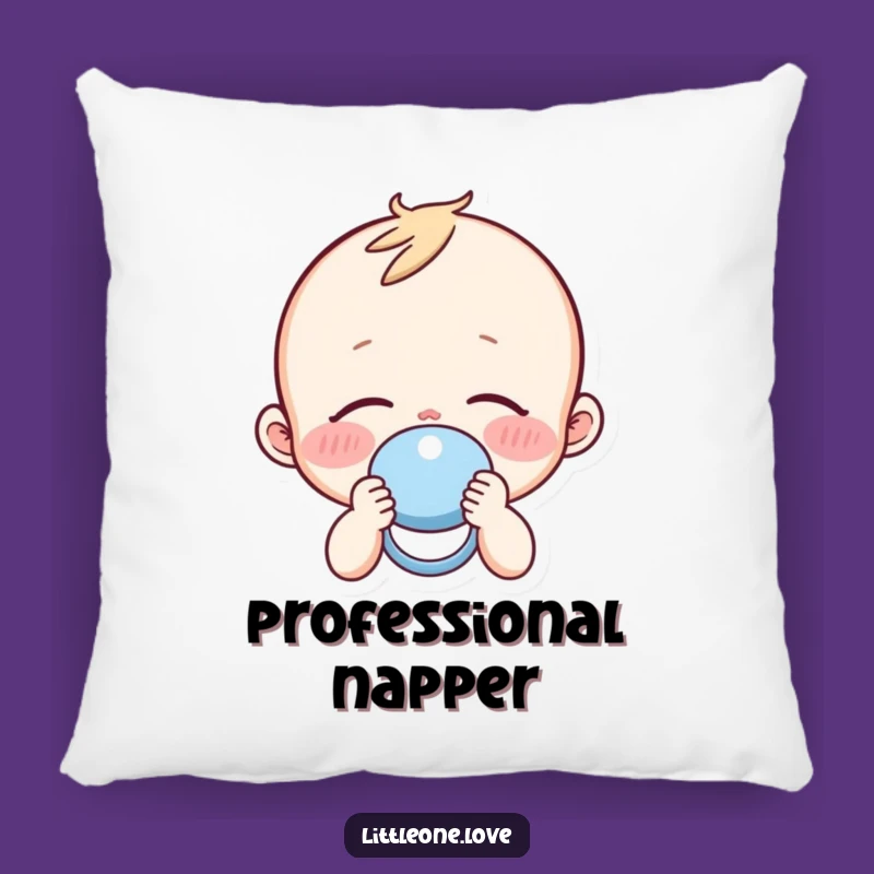 Funny Sleepy Baby Pacifier Pillow: Cozy Comfort & Adorable Nap Decor
