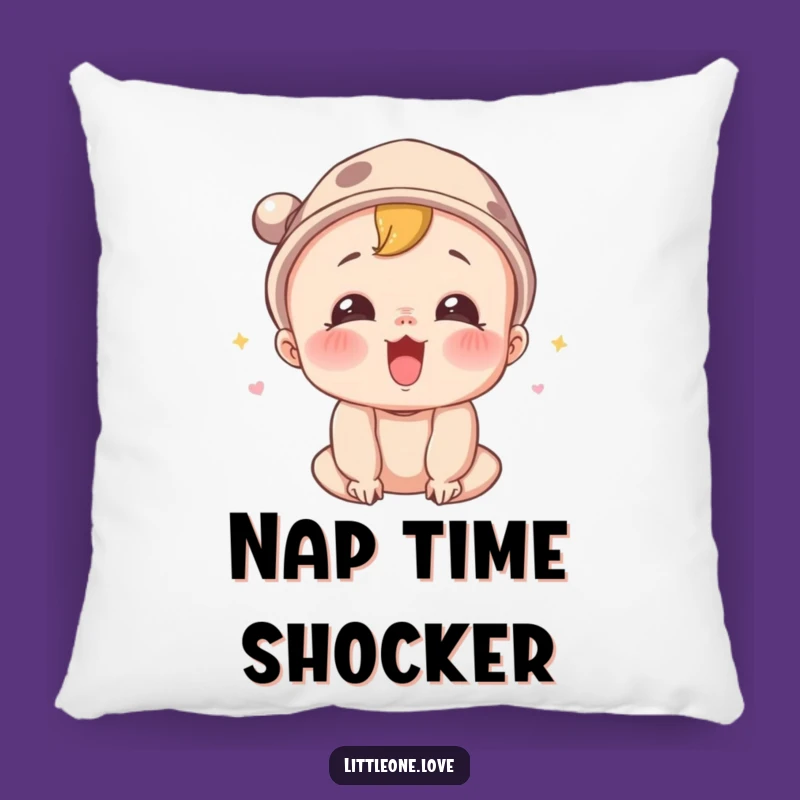 Funny Surprised Baby Squeal Pillow - Cozy Hat Cushion, Adorable Funny Gift for Comfort