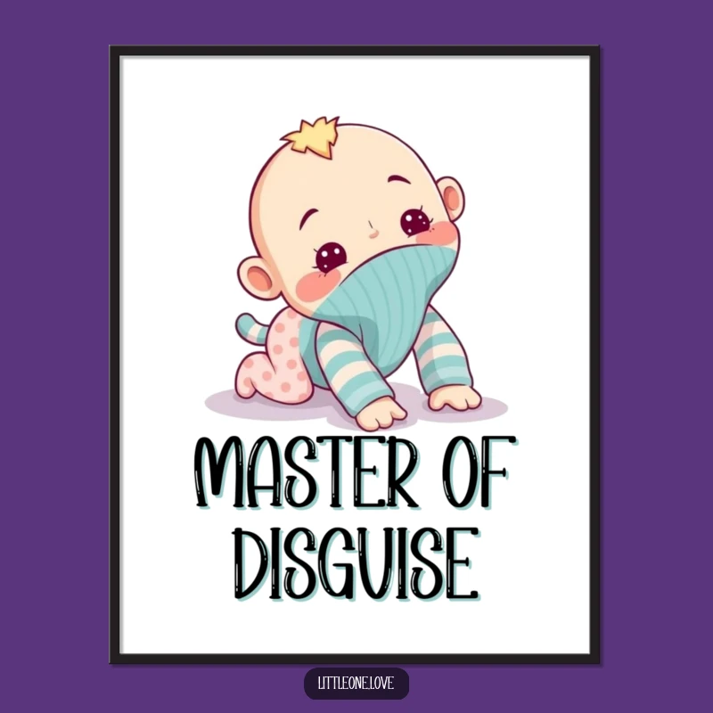 Funny Digital Art: Sock Puppet's Mischievous Escape Decor