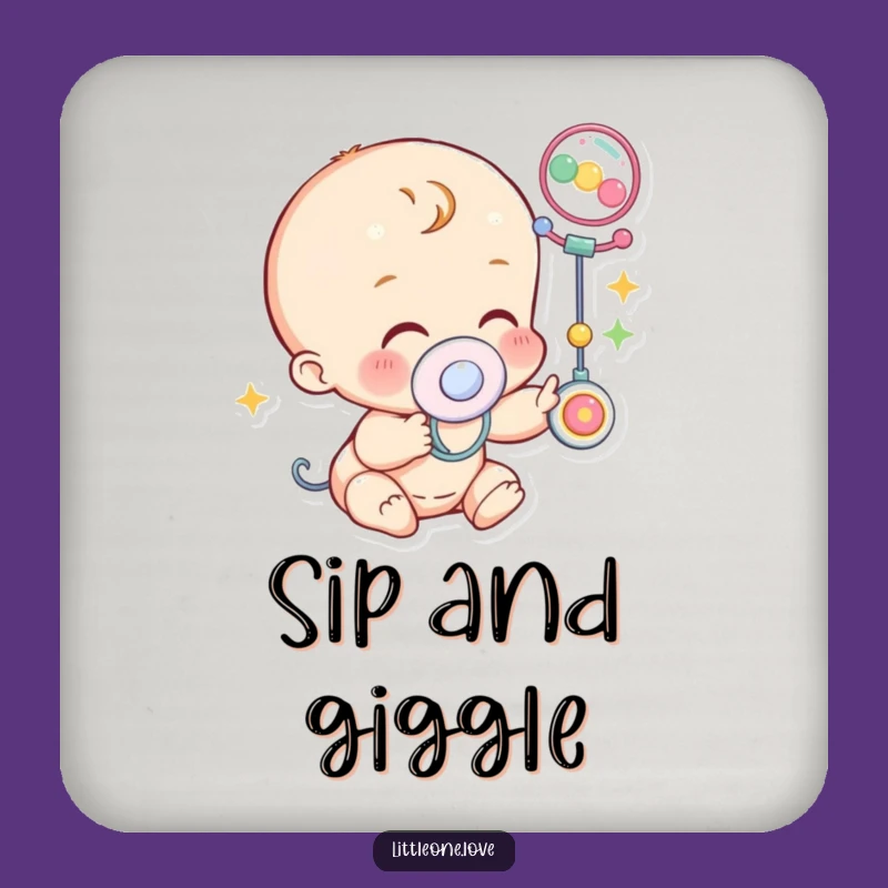 Funny Baby Pacifier Coasters: Protect Surfaces with Playful Fun, Great Funny Gift!