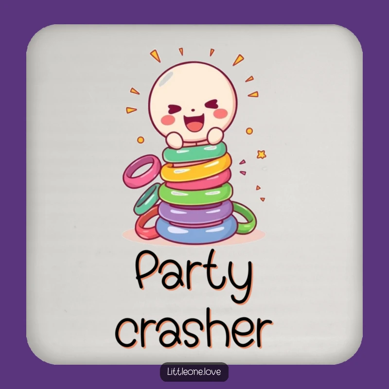 Funny Rattle Smashing Rings Coaster - Party Game Gift