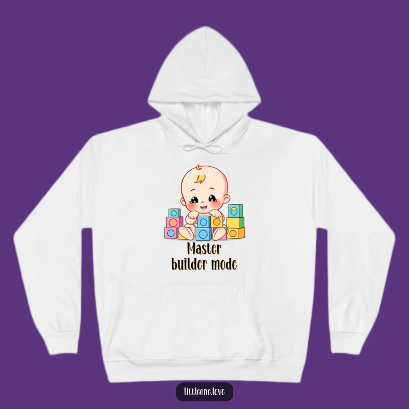 Funny Playful Baby Blocks Hoodie - Cozy Toddler Sweatshirt, Great Funny Gift for Creative Comfort