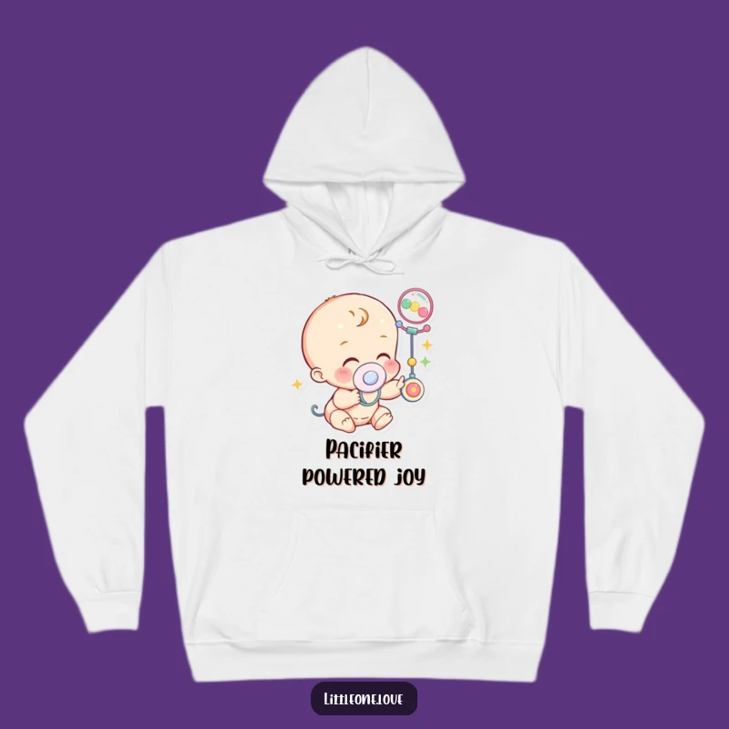 Funny Baby Pacifier Hoodie: Cozy Giggles, Adorable Funny Gift!
