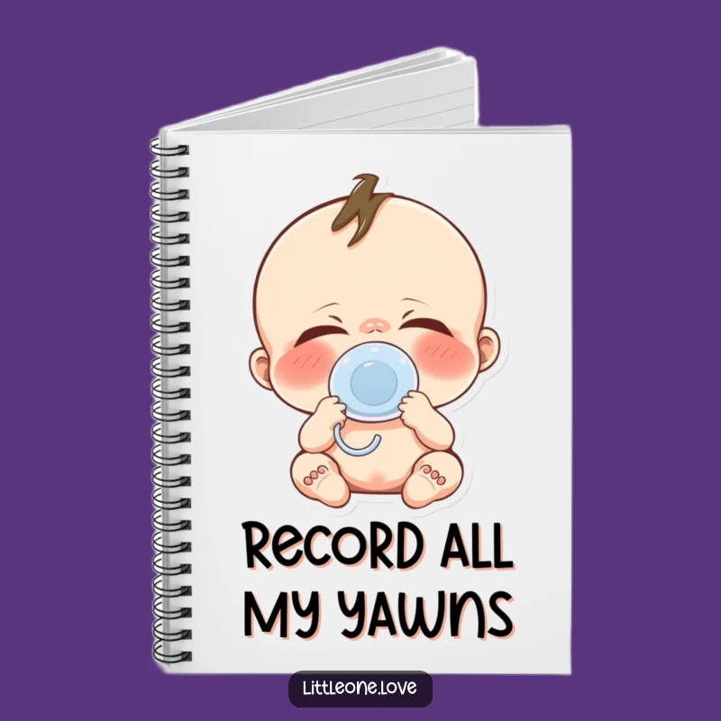 Funny Baby Yawn Notebook: Cute Journal, Hilarious Ideas Gift