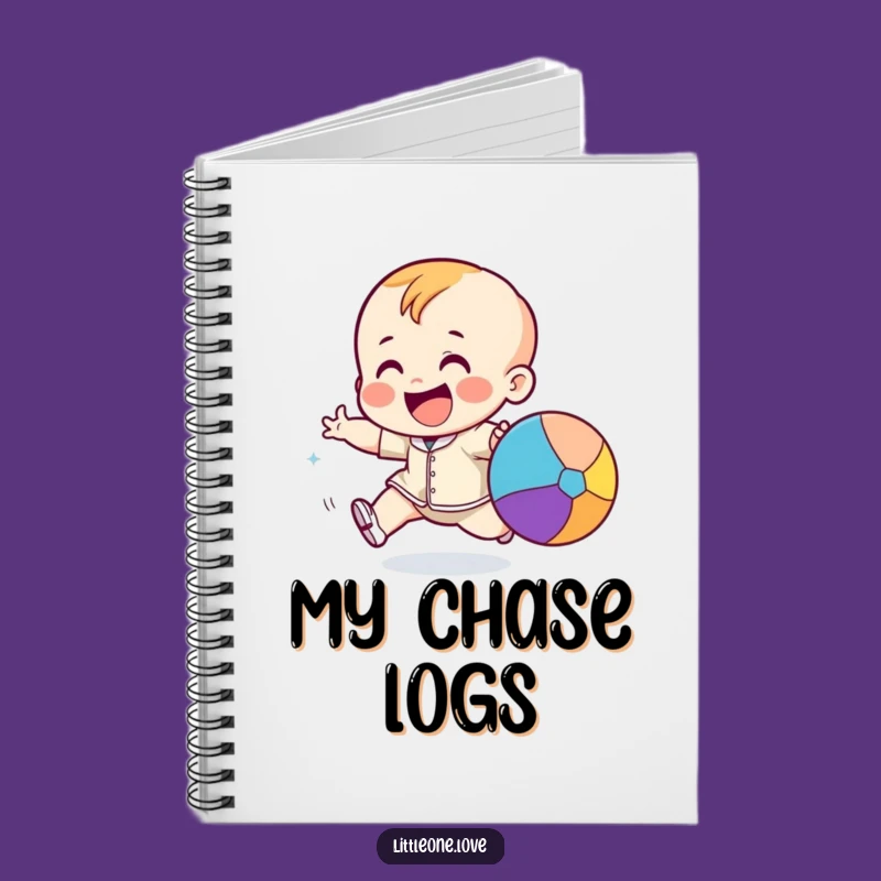 Funny Toddler Ball Chase Notebook: Giggling Kid Playtime Journal Gift