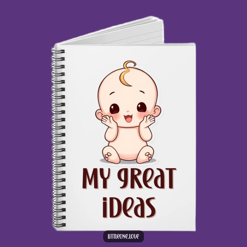 Funny Wobbly Baby Clapping Notebook: Jot Down Celebrations Gift
