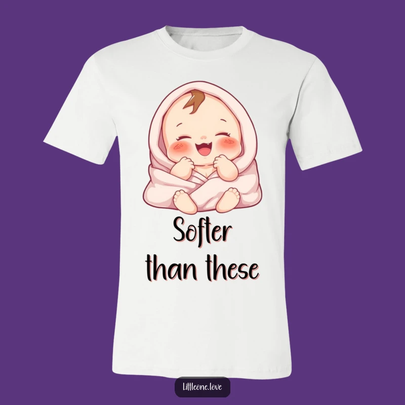 Funny Baby Bliss Tee: Chubby Character Blanket T-Shirt, Cute Gift