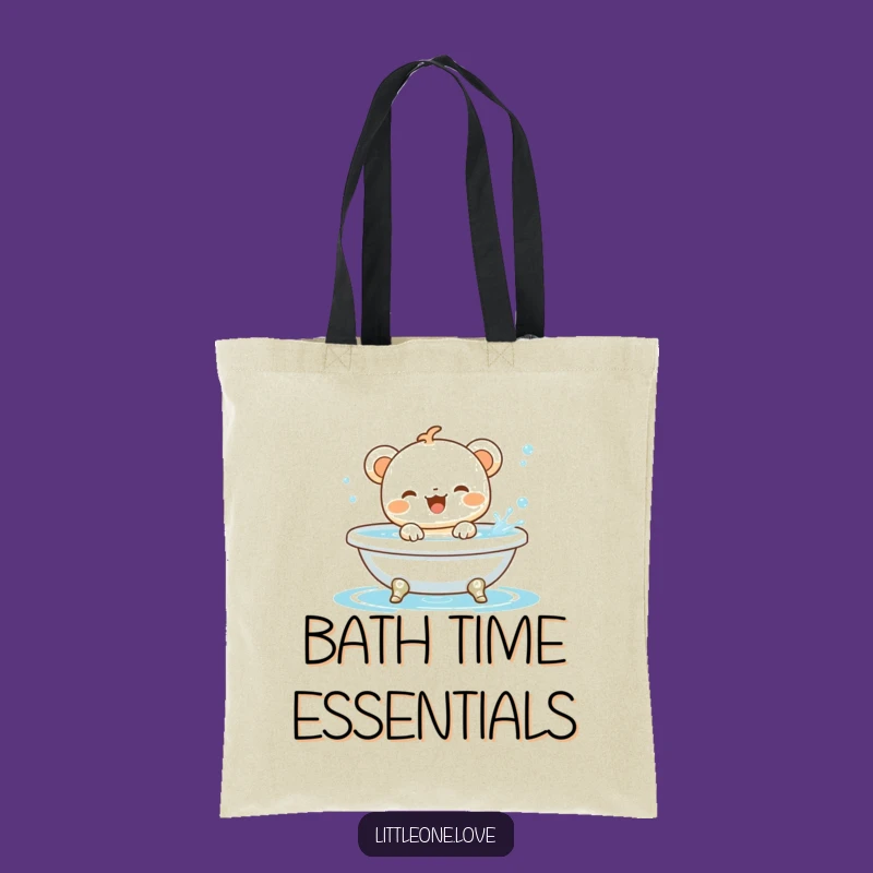 Funny Baby Animal Bath Tote: Cute Creature Splashing Canvas Bag Gift