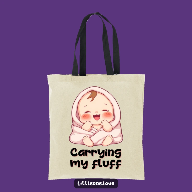 Funny Baby Gurgle Tote: Chubby Character Blanket Bag, Parent Gift