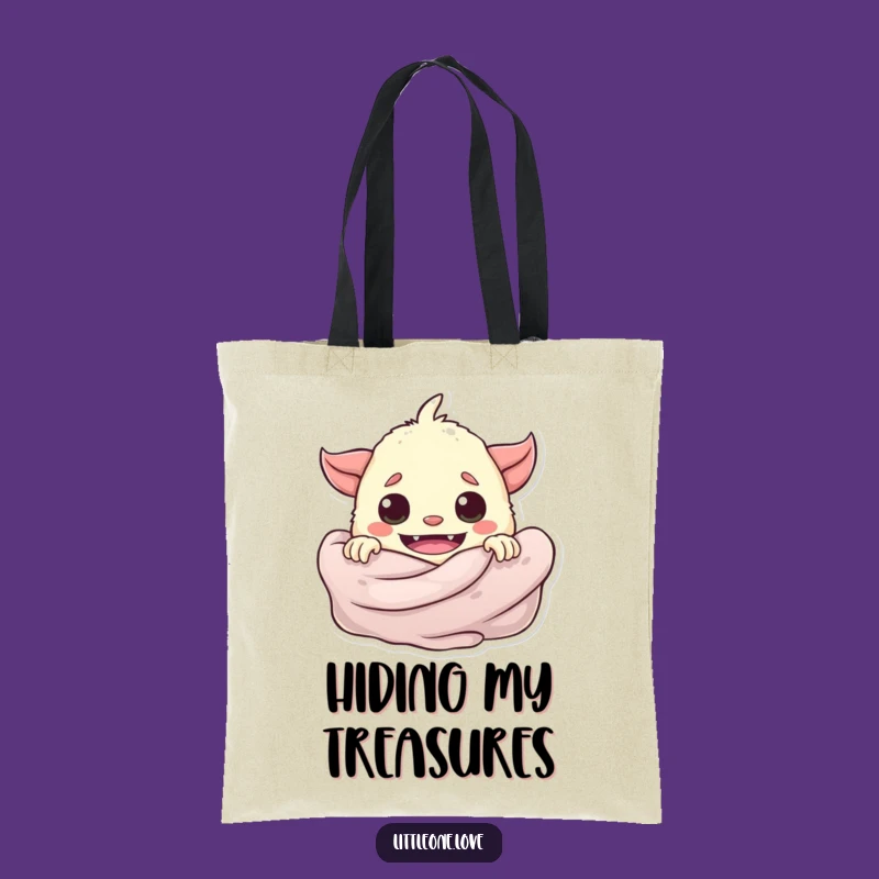 Funny Baby Monster Blanket Tote Bag: Practical & Playfully Spooky Carry-All